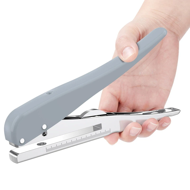 

Heavy Duty Single Hole Punch,Hole Puncher 25 Sheets Capacity Paper Punch For Paper ID PVC Cards Scrapbook