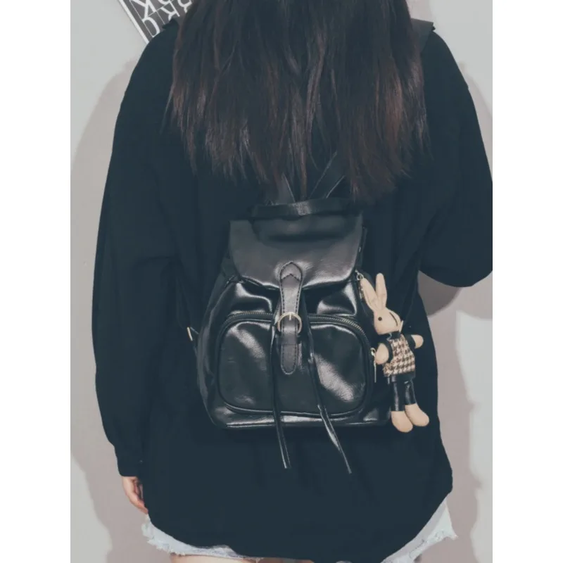 Retro Soft Leather Dual oulder Bag Women's New Faion Mommy  Bapa Trendy Versatile Lightweight Commuting Travel Bo...