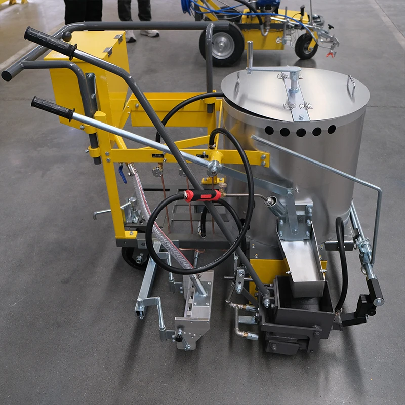 

Компактная машина для предварительной маркировки дорожной линии, большая машина для дорожной маркировки из термопластика, надежная машина для производства дорог, заводская продажа