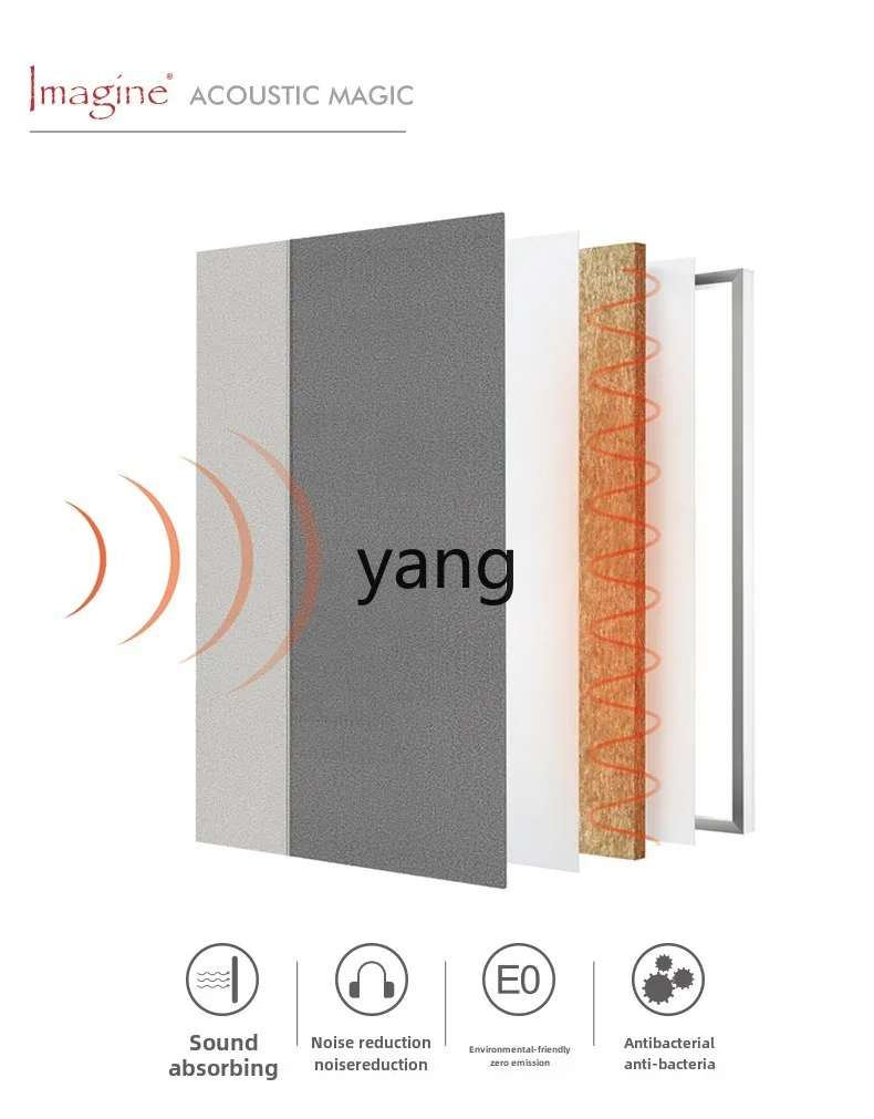لوحة L'm الممتصة للصوت لتزيين الحائط، لوحة تزيين صوتية وبصرية من ألياف الاستوديو، تسجيل استوديو ممتص للصوت KTV #4
