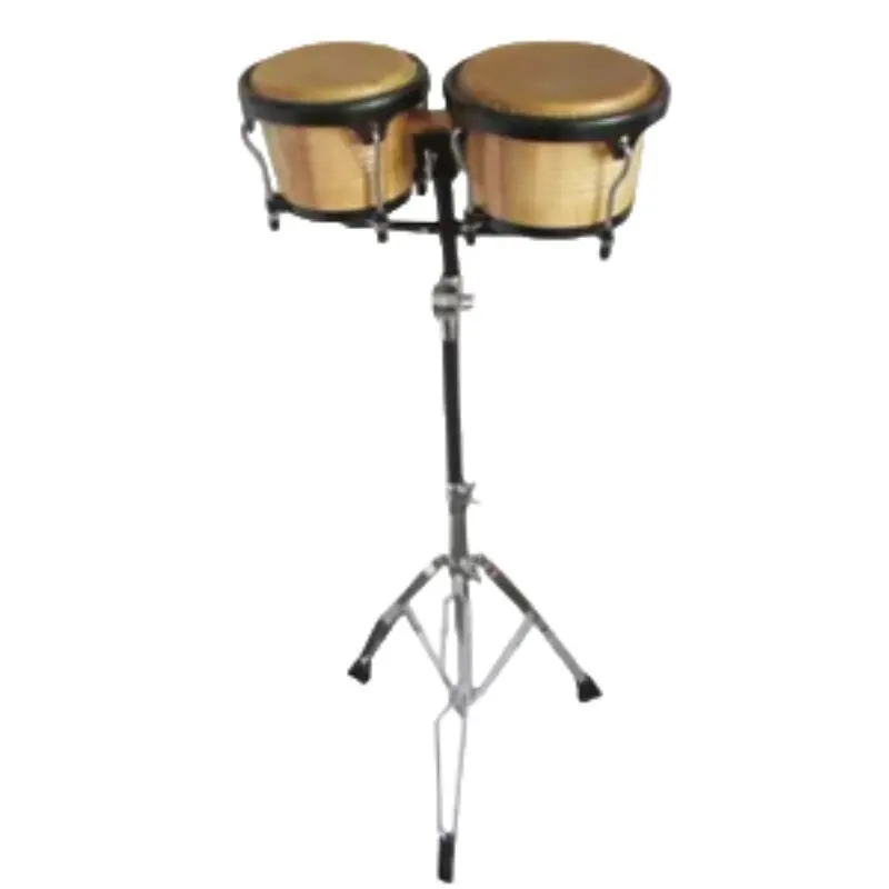 

Diameter 7 inches 9 inches one-piece tambourine bongo drum with set Latin drum set each drum stand