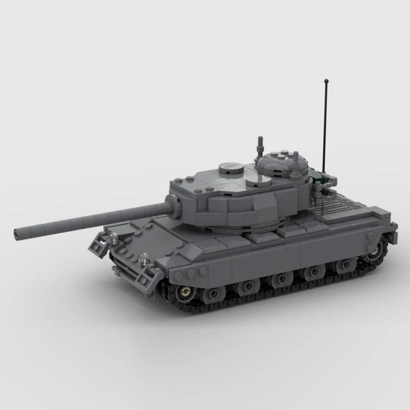 FV214 Modern Military Tanks Model MOC Building Bricks War Equipment Modular Technology Gifts Holiday Assemble Children Toys Suit