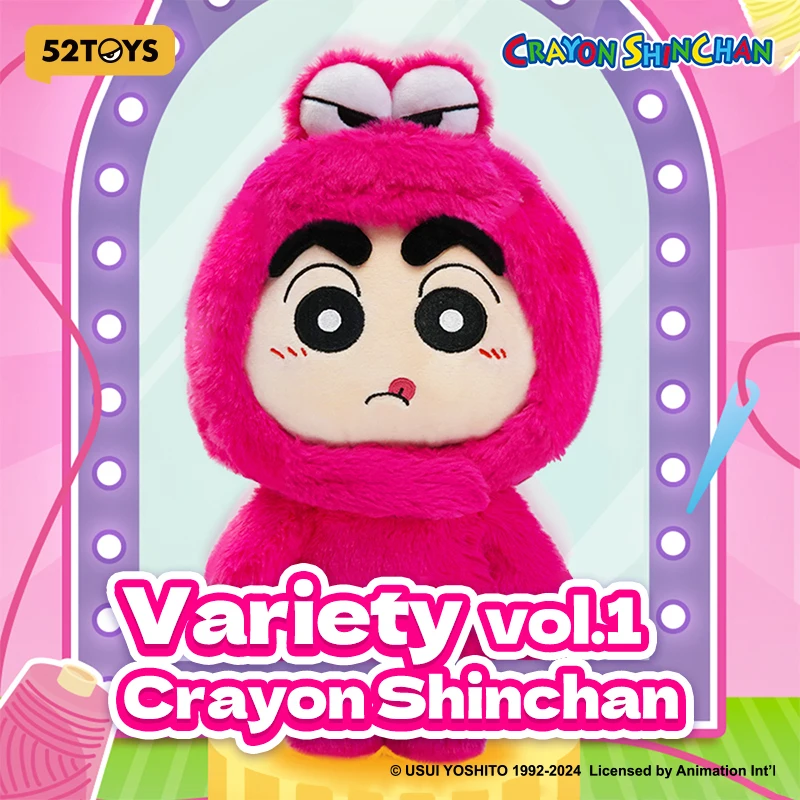 

52TOYS BLIND BOX Crayon Shinchan Variety Chinchan, Mystery Box, random Box, Anime Figure Desktop Decoration, Gift for Anime Fans