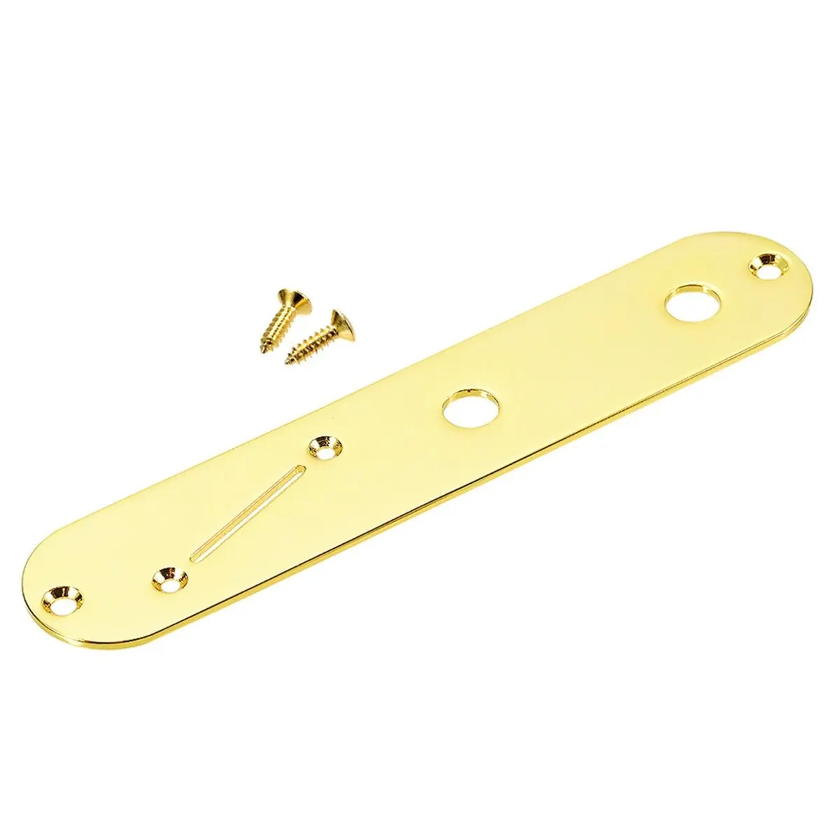 (AD12) 32mm Guitar Control Plate with Narrow Pots Hole Spacing and Angled Switch Slot for Tele Electric Guitar