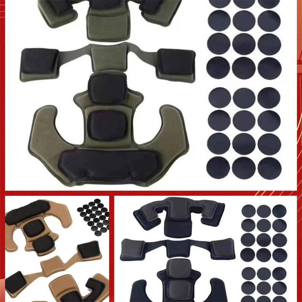 

Wendy's helmet liner, memory sponge shock-absorbing, self-adhesive cushioning pad, CS pad shock-absorbing design, breathable