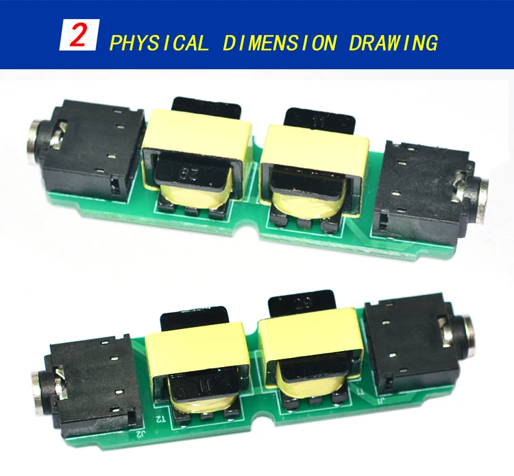 الصوت المشترك المعزل الأرضي 3.5 مللي متر الصوت الضوضاء تصفية مزيل متغير الجهد إشارة الحد من الضوضاء ودلالة على نمط