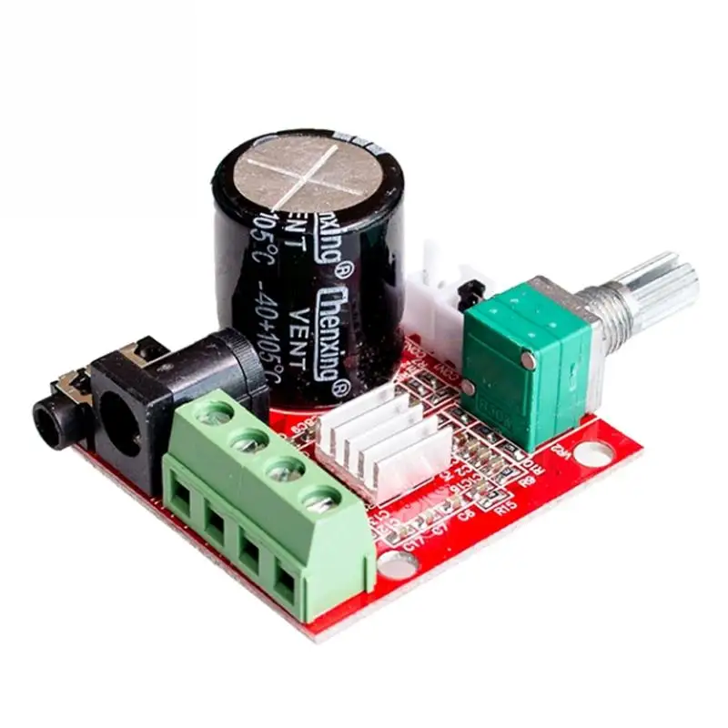 Hot Sale 12V Mini Hi-Fi PAM8610 Audio Stereo Amplifier Board 2X10W Dual Channel D Class Lowest Price