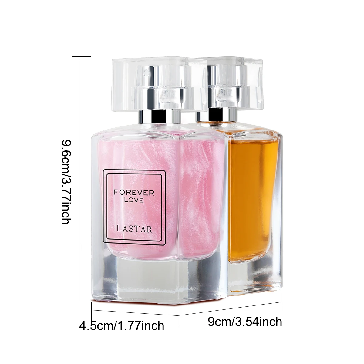 Combinaison de coffret de parfum LASTAR. Cèdre et jasmin, parfum durable, total 100 ml/3,4 fl oz. Utilisation quotidienne, cadeau de Noël.