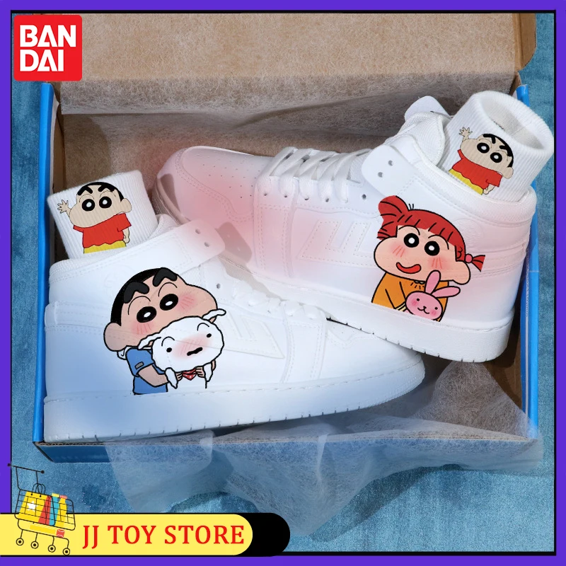 Crayon Shin-Chan Anime Print Calçados Esportivos para Crianças, Tênis para Meninos, Sapatos de corrida ao ar livre para crianças, Presente de Natal