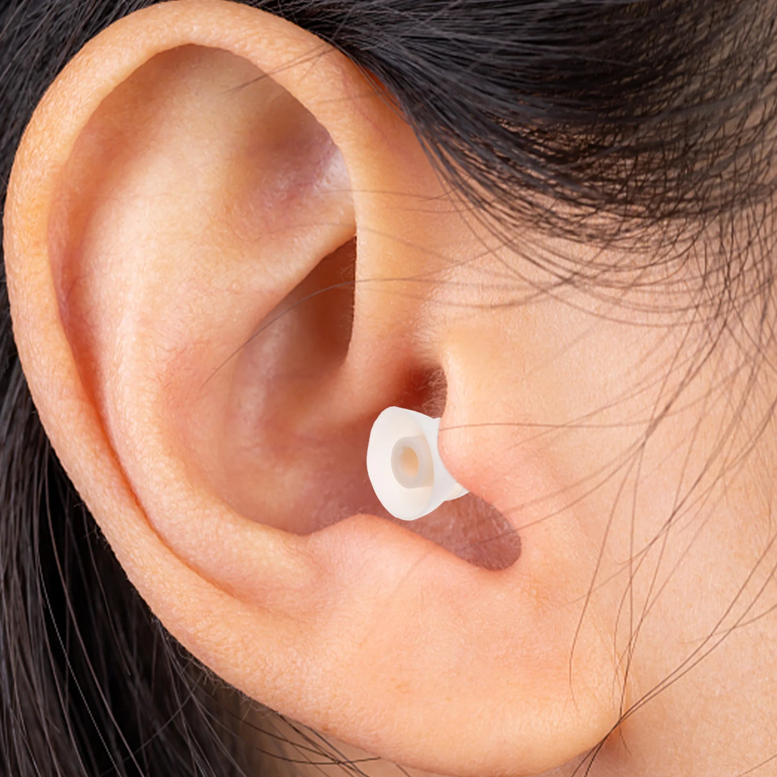 

8 Pcs Earphone Earbuds Cover Case Earth Tones White Silicone Sleeve for