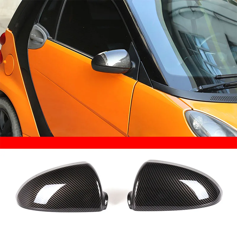 

Exterior Rear View Mirror Cover Trim Sticker For Mercedes Benz Smart Fortwo 451 2009-2015 Side Wing Mirror Caps Car Accessories