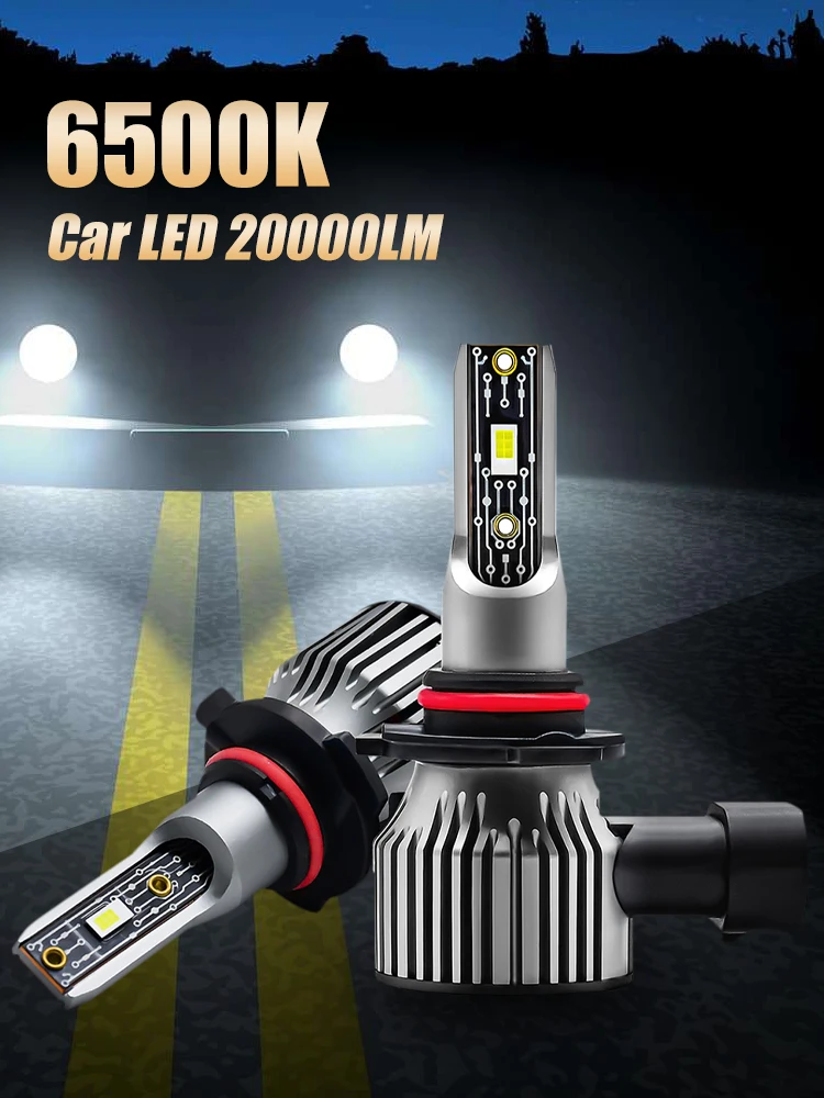 

A6 car LED headlights H79005 ultra bright direct insertion LED light bulb modification H4 car lights