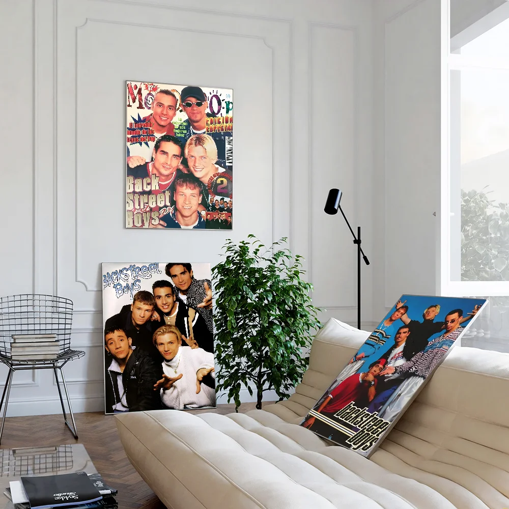 Backstreet Boys  Movie Sticky Posters Retro Kraft Paper Sticker DIY Room Bar Cafe Aesthetic Art Wall Painting