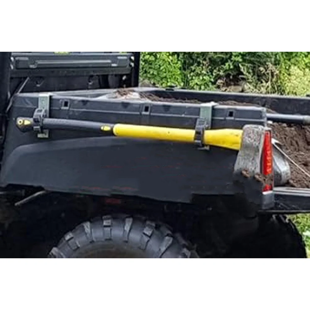 Shovel Mount Clamp for Off Road Vehicles Engineered with Rubber for TPU TPE Tools Diameter 5/8 to 2 1/4 Inches