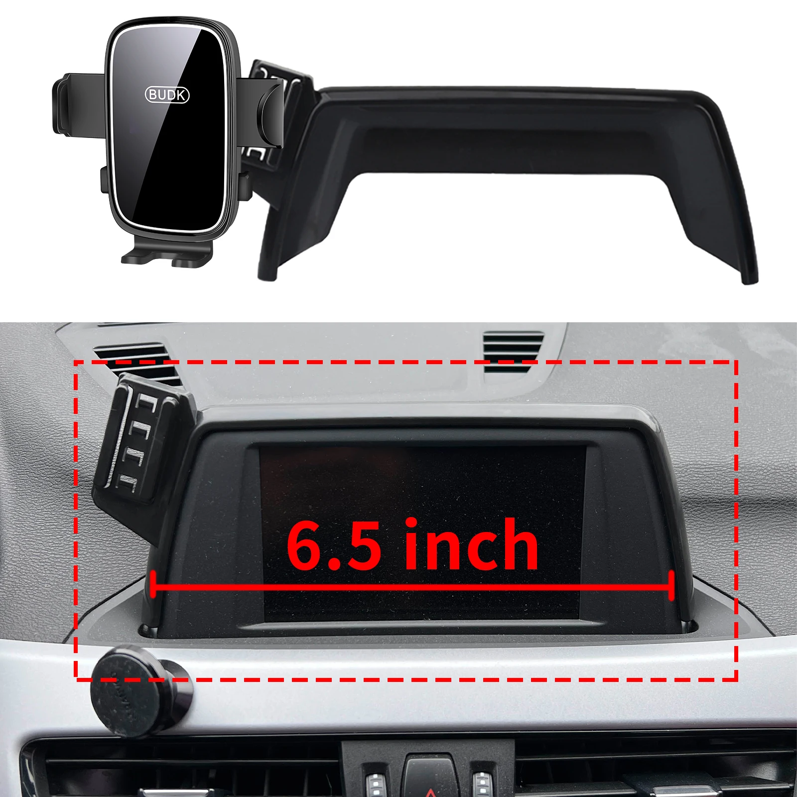

fit for BMW X1 2016-2019 F48 6.5/8.8in Custom Fit Phone Holder Mount Dashboard Screen Base No Drill Car​​ accessoires