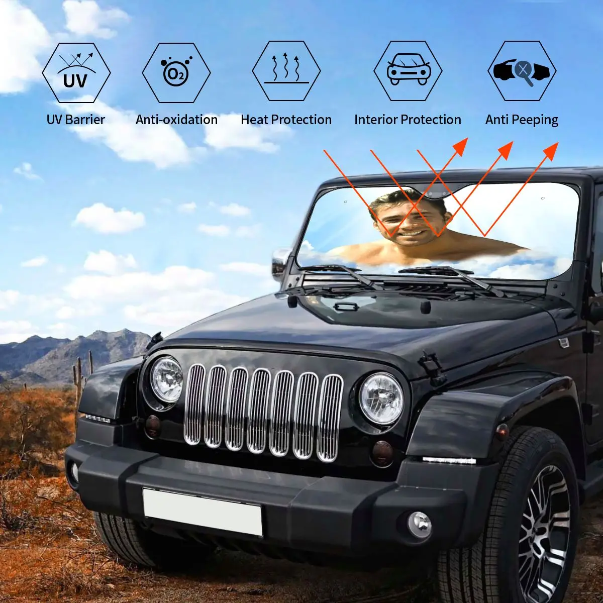 بيلي هيرينجتون ظلة الزجاج الأمامي نافذة الزجاج الأمامي للسيارة واقي من الشمس يغطي الملحقات #5