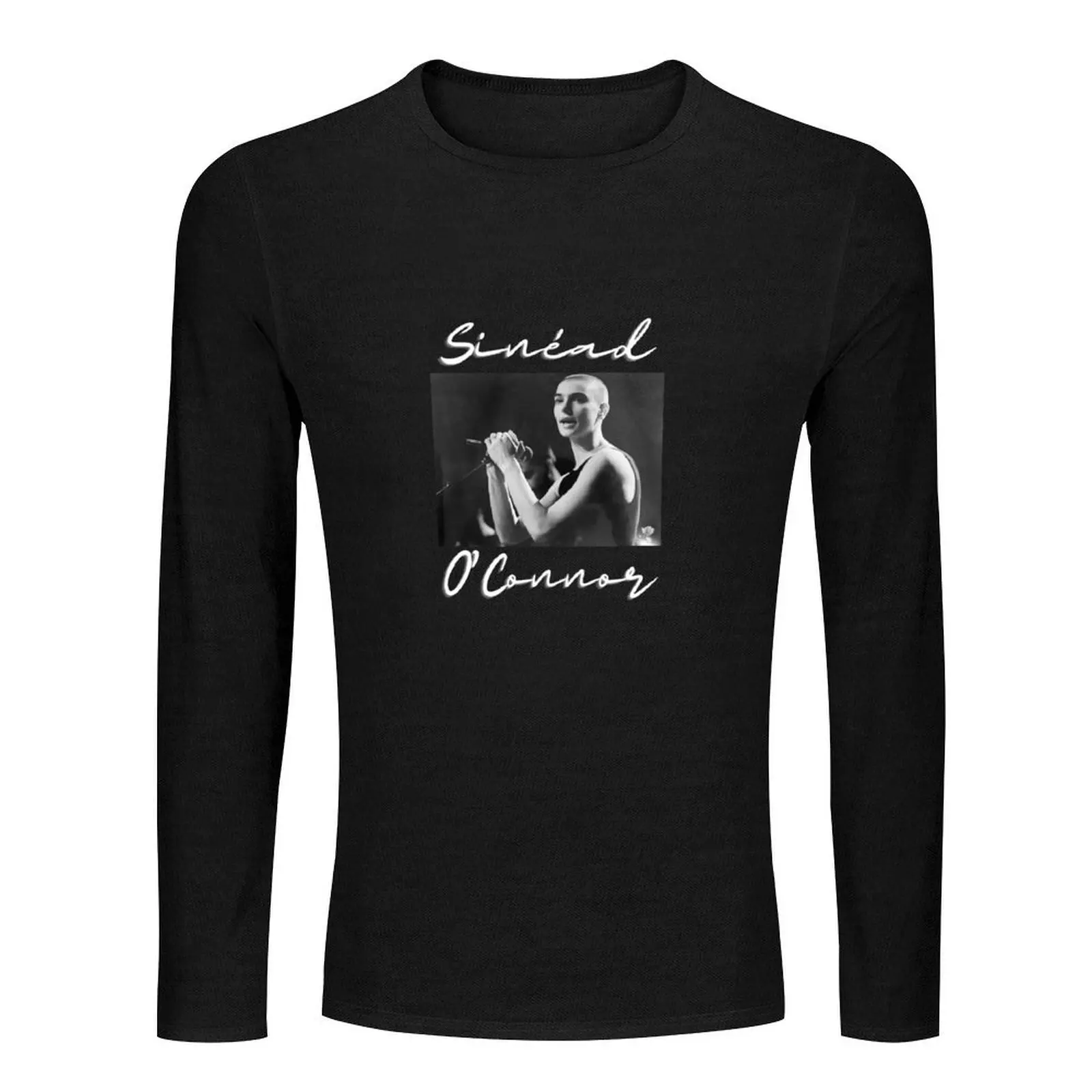 Sinéad O’Connor Noir Long T-Shirt black t shirts vintage clothes custom t shirts design your own mens graphic t-shirts pack