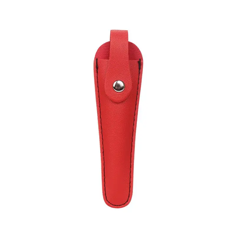 1pcs Hair Scissors Protective Cover PU Leather Seam Protection Knife Head Hair Salon Styling Tool Accessories   Salon hair