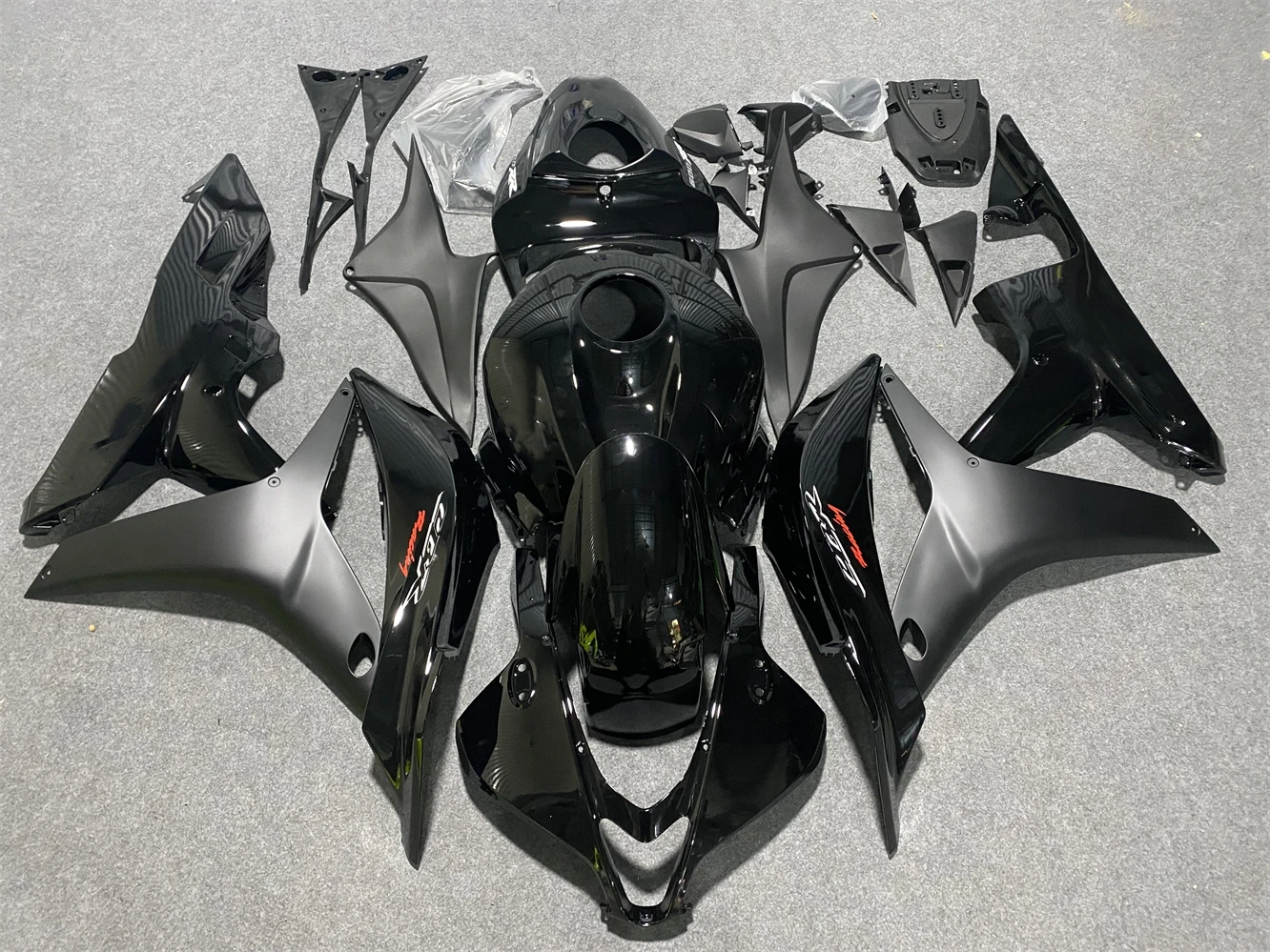 

Обтекатель для мотоцикла подходит для CBR600RR 07 08 F5 CBR600 2007 2008 обтекатель яркий черный матовый черный корпус для мотоцикла