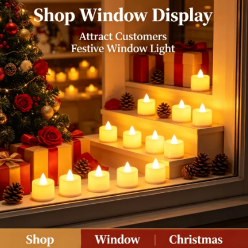 LED Candles Lamp, Flameless Battery Powered Fake Candlestick, for Home Decoration Wedding Birthday Party Table Centerpiece