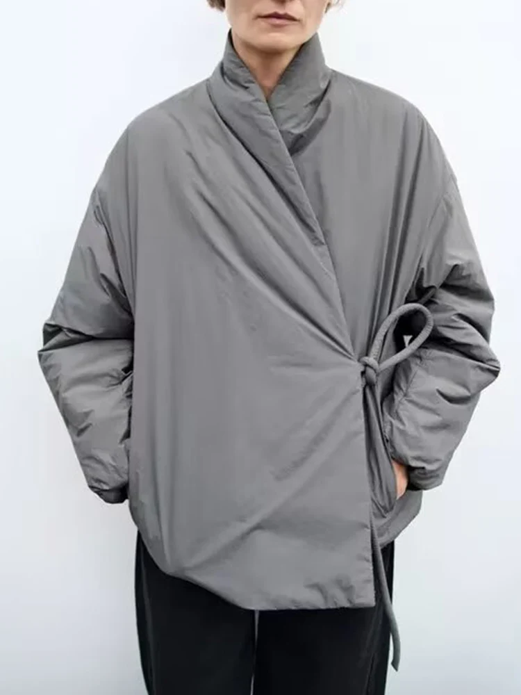 

Европейский и американский стиль, осенняя новая модная тенденция, простая женская свободная повседневная темпераментная простая куртка в стиле кимоно