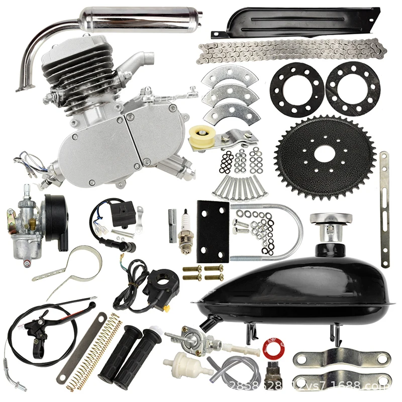 48CC 2 Stroke Petrol Bicycle Engine Kit With Clutch DIY Motorized Bike Accessories
