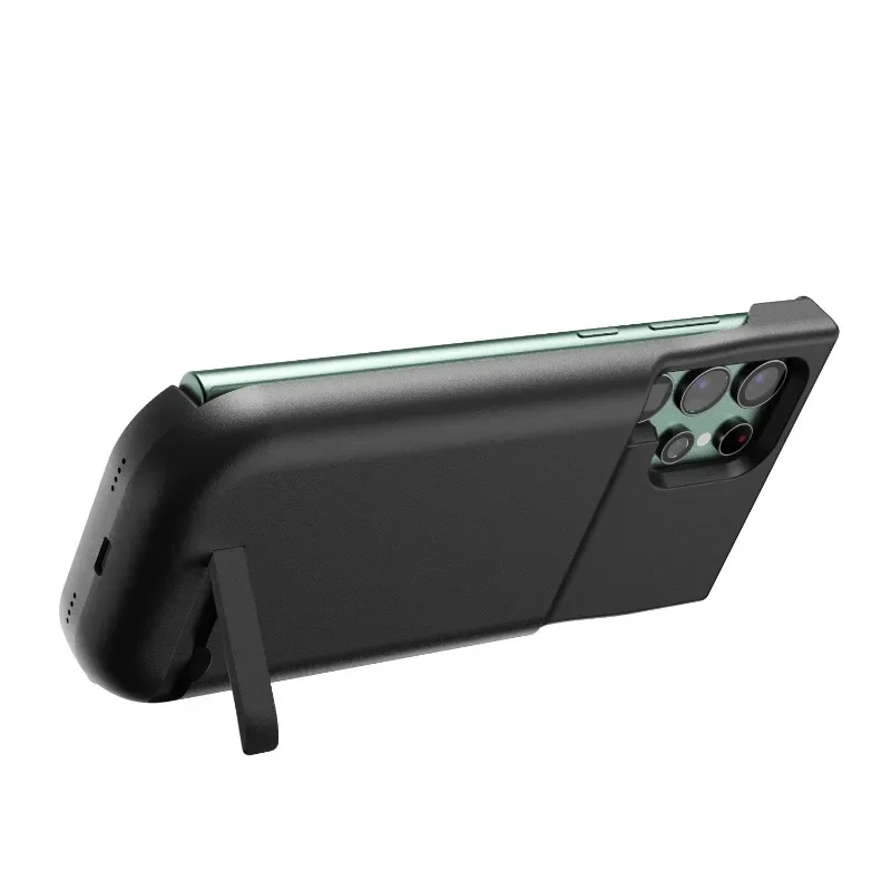 Casing Pengisi Daya Baterai 10000MAh Baru untuk Samsung S23/S23 + Plus /S23 Baterai Ultra Pengisi Daya Bank Daya Klip Belakang Portabel
