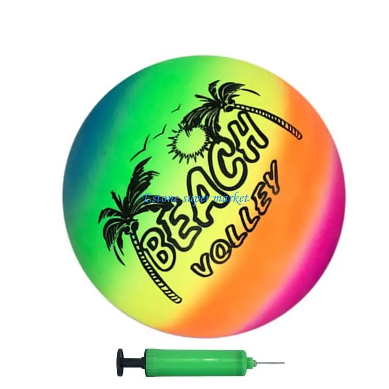 090B Colorful PVC Inflatable Water Ball Volleyball Play Toy For Swimming Pool Parties And Outdoor Activities