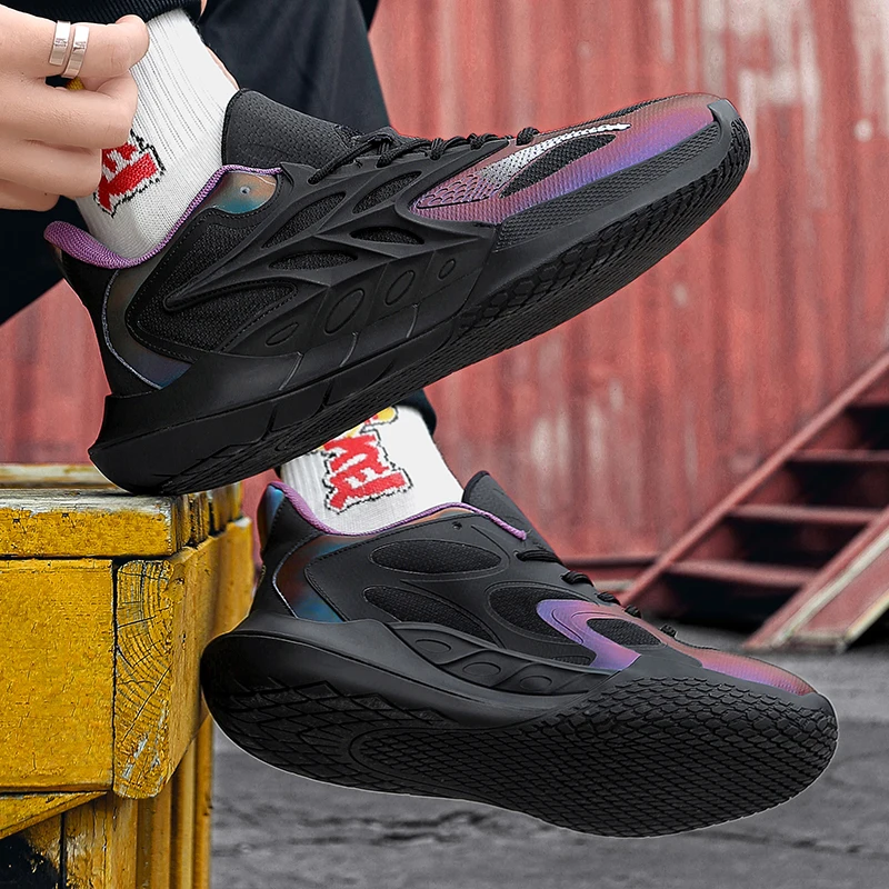 أحذية كرة السلة للرجال والنساء، منخفضة القمة، ممتصة للصدمات، عملية، خفيفة الوزن، نعل ناعم، مسامية، غير قابلة للانزلاق، يمكن ارتداؤها #2