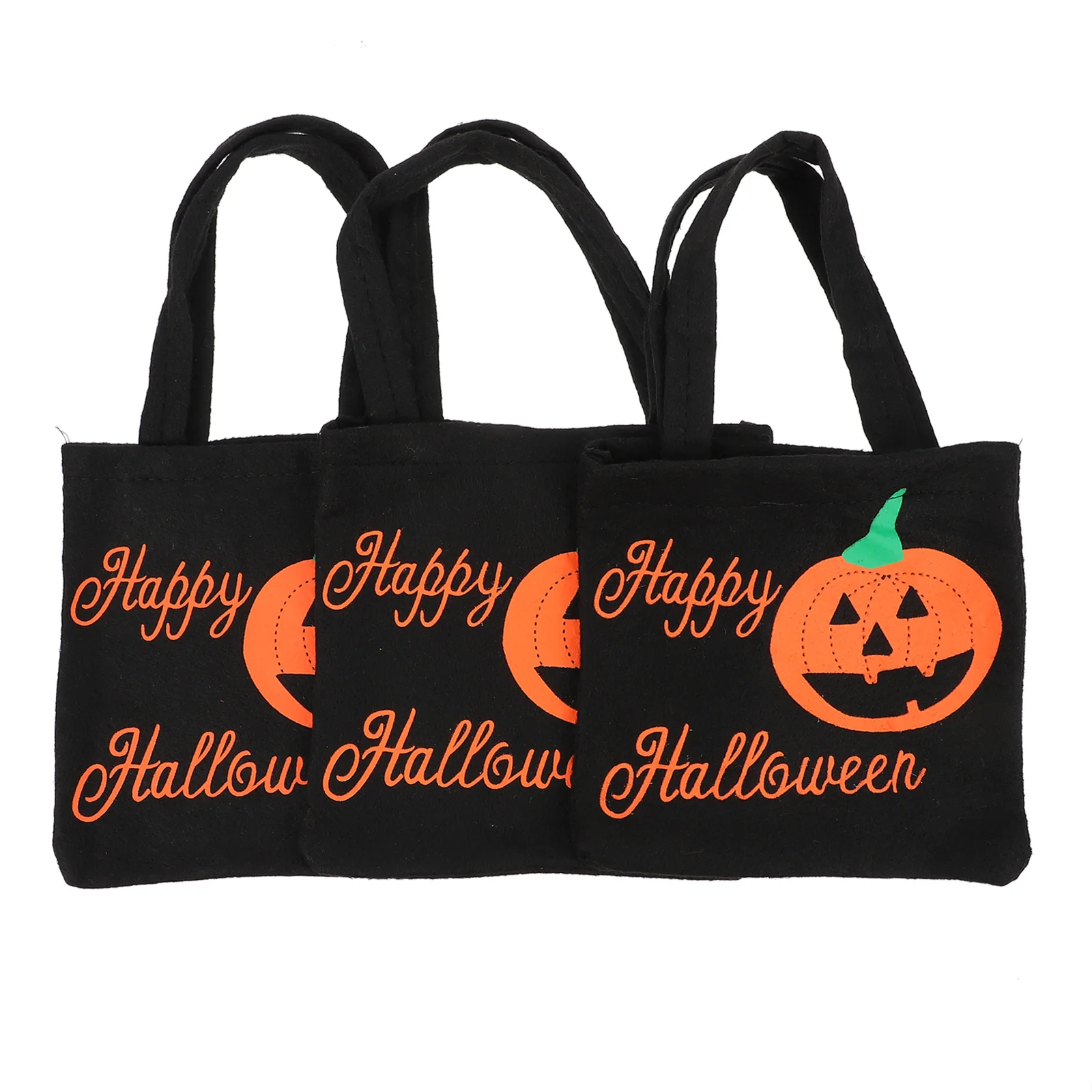 

3 Pcs Candy Halloween Bag Shopping Portable Storage Biscuit Nonwovens