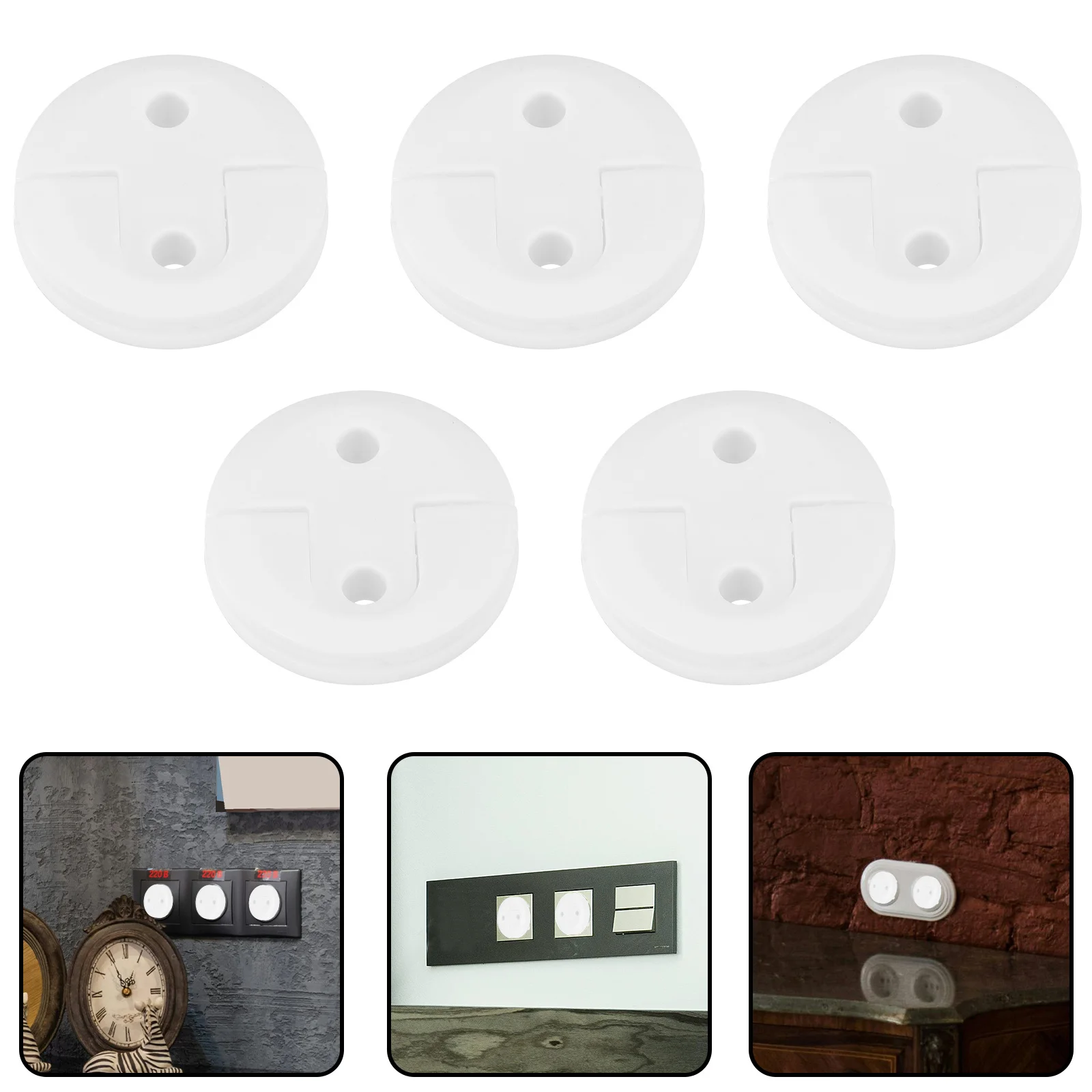 10 قطعة مقبس مخرج كهربائي متين يغطي حماة المكونات المقاومة للأطفال سلامة الطفل أغطية المكونات البلاستيكية للمنزل والمدرسة العامة