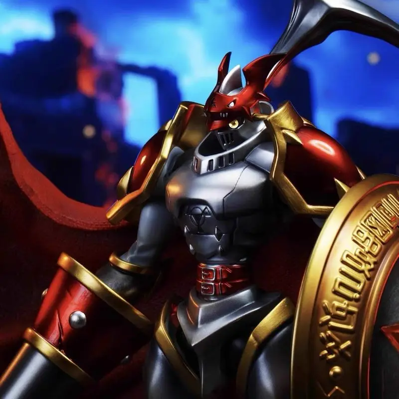 Digimon Dukemon Red Knight Pvc Gk Anime Figuur - Desktop Display Standbeeld Model Collectible Toy Gift