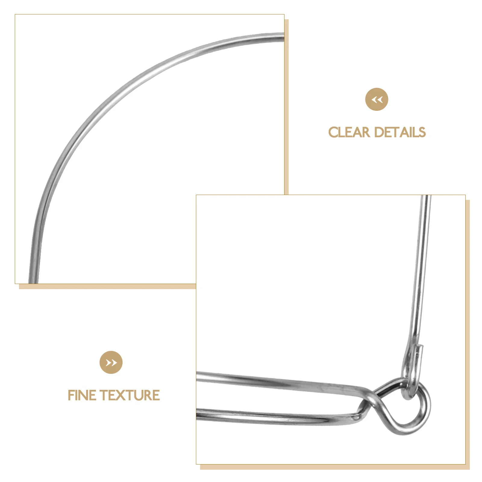 

8Pcs Wire Handles for Jars Stainless Steel Hooks Hanger Tree Rope Decor Wedding Bbq Party Jar Hooks Wire Handles for