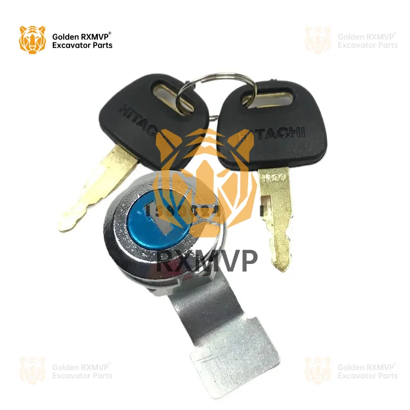 Hitachi 60/70-5g Toolbox Lock Core Driver's Side Door Lock Core Air Conditioning Small Side Door Lock Core Excavator Accessories