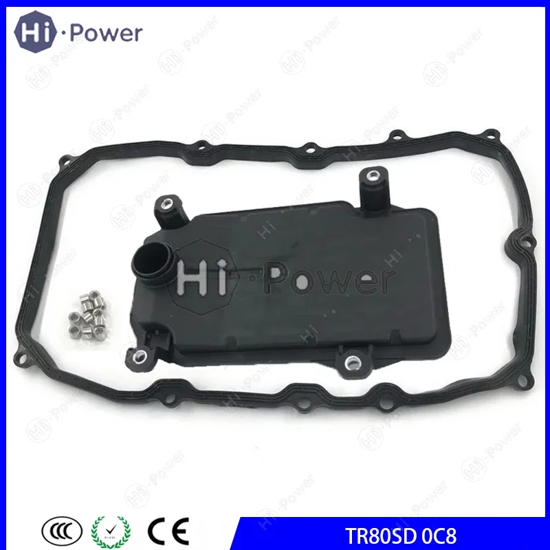 

TR80SD 0C8 OC8 Transmission Filter Oil Pan Gasket 95832137100 95832543500 For Porsche Panamera 970 CAYENNE Car Accessories