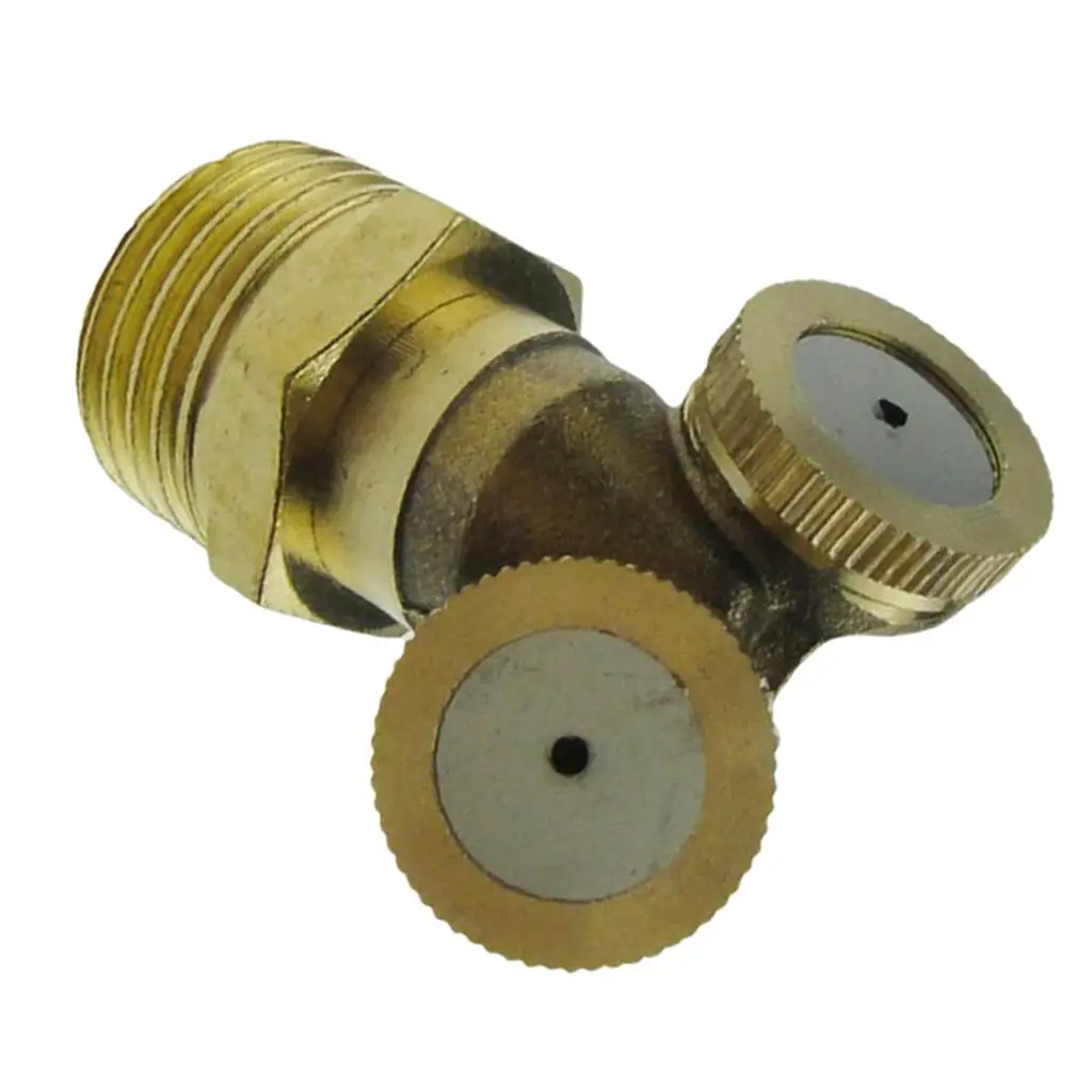 Brass Water Fountain Nozzle Spray Heavy Duty Atomizing Irrigation Head for Garden Lawn Fountain Outdoor Watering System