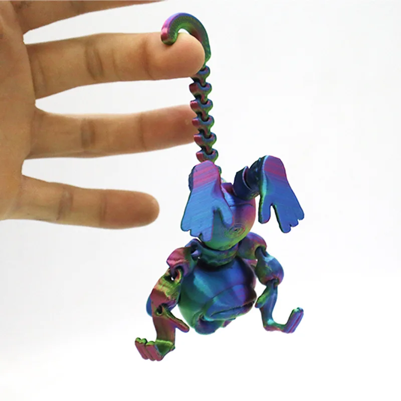 Stampa 3D Scimmia Artigianato Figura Multi-giunto Mobile Divertente Astratto Per La Decorazione Della Scrivania di Casa Statua Animali Regalo Unico Per Bambini