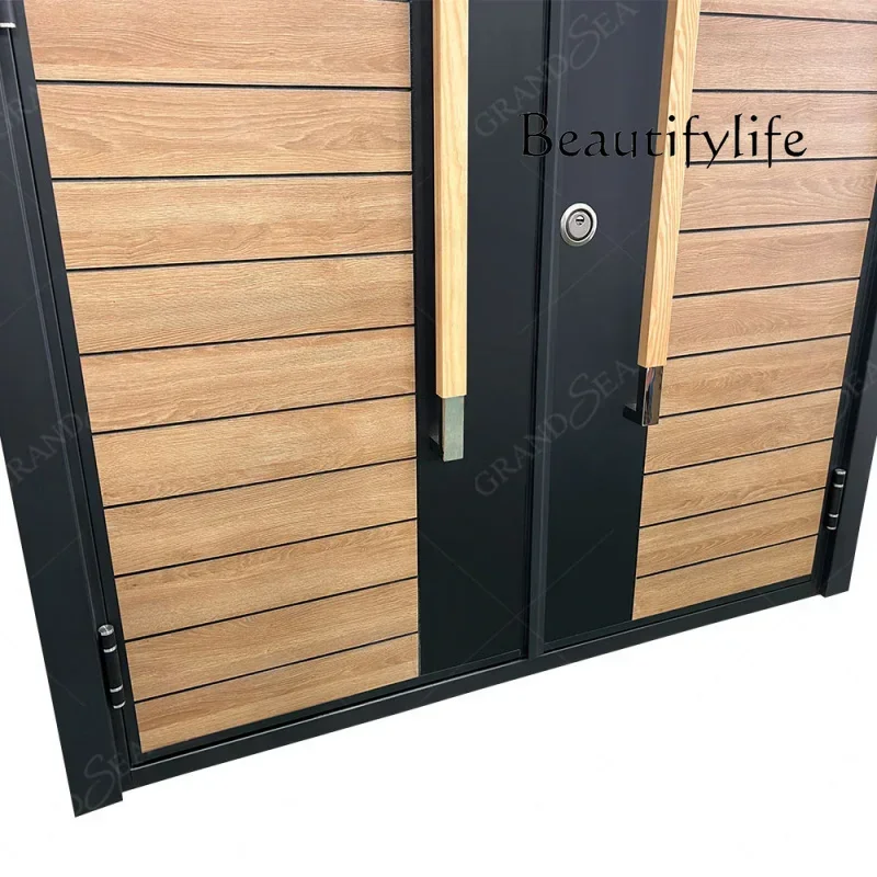 dY BJ Custom.Luxury Steel Security Door Antithieft Armored Steel Main Entrance Door Decoración Hogar