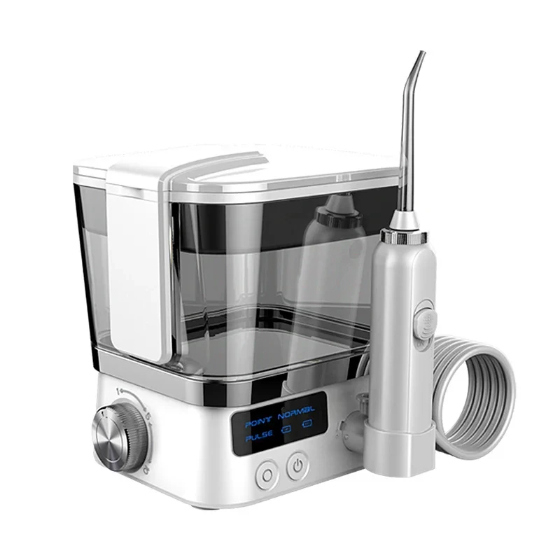 

Oral Irrigator Multifunctinal Flosser Tooth Cleaner 600ml Electric Dental Oral Hygiene Water Nozzles 10 Modes 4 Jet Tips IPX7