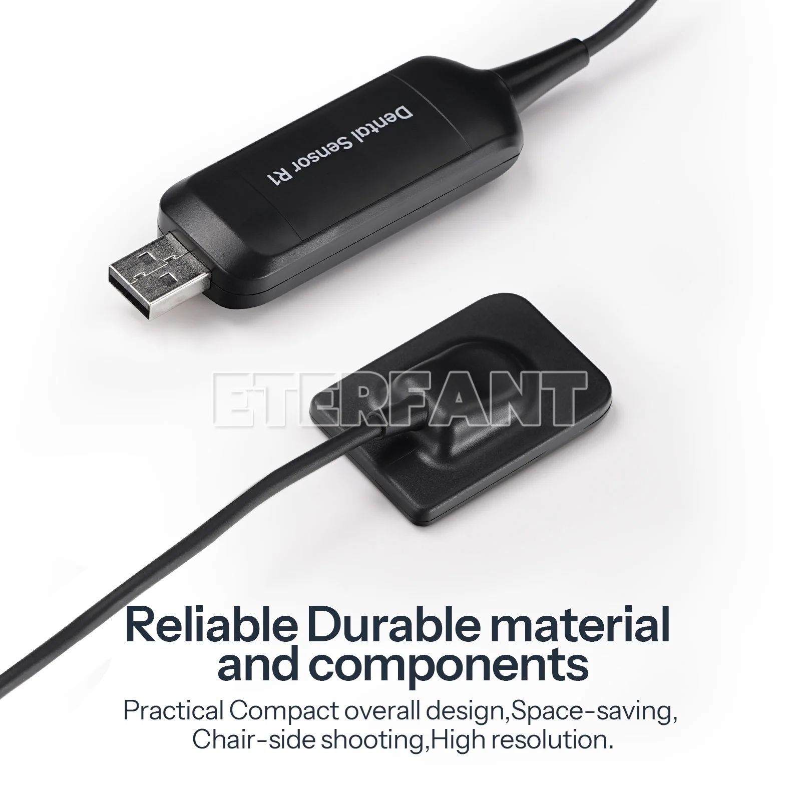 ENTERFANT Dimensioni 1/2 Sistema di immagini a raggi X dentali Sensore a raggi X digitale RVG intraorale Imaging super chiaro Comfort ultrasottile