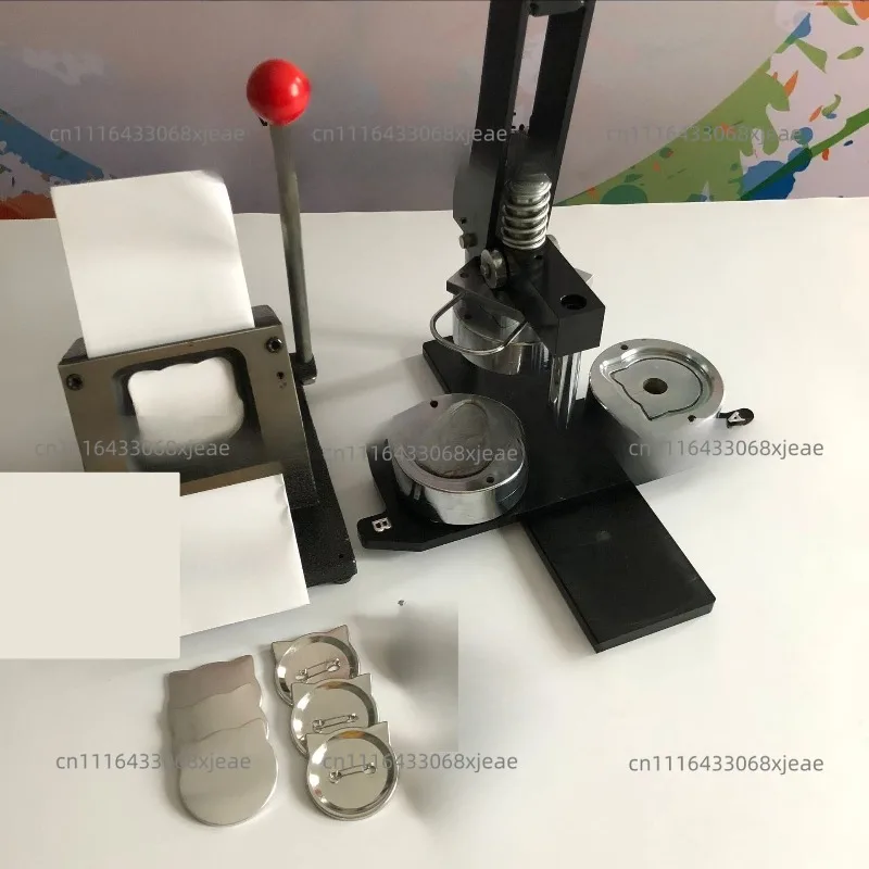 Kitten Face Special-shaped Badge Cat Bar Making Machine Cat Ear Badge Manual Manufacturing Machine Package