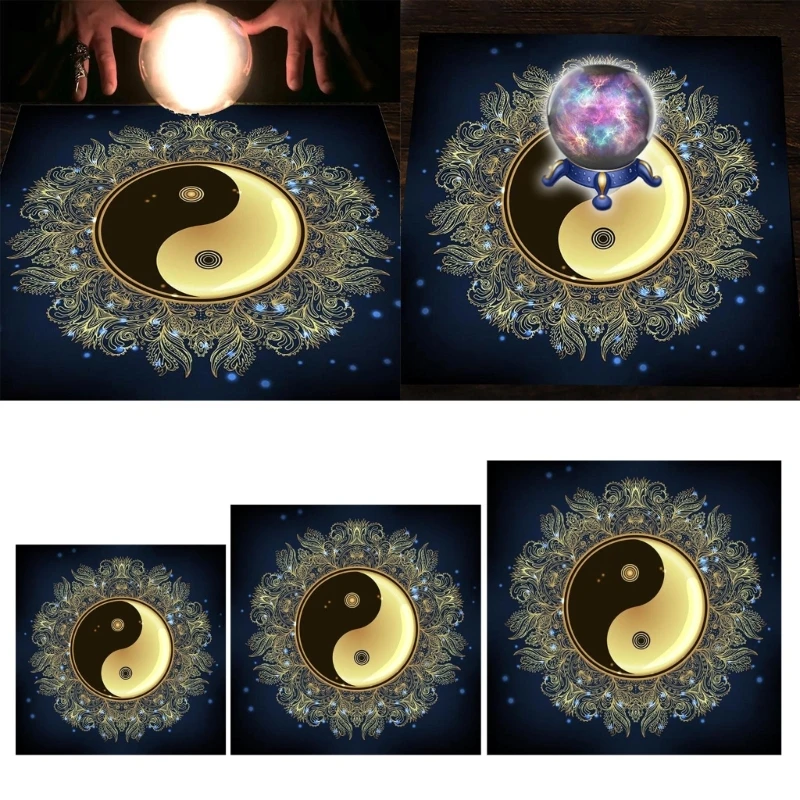 

Тайчи узор астрологии алтари ткань Таро скатерть гадания карты скатерть гобелен Декор принадлежности для колдовства