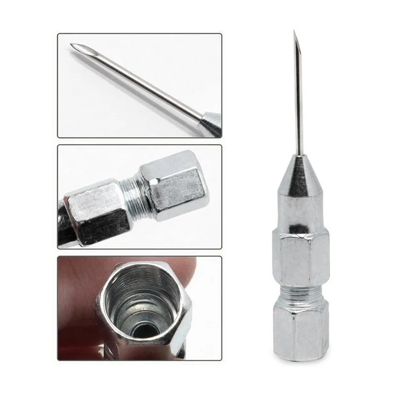 

AA76-5Pcs Removable Needle Nose Grease Head Grease Nozzle Grease Accessories Sealed Bearing Refueling