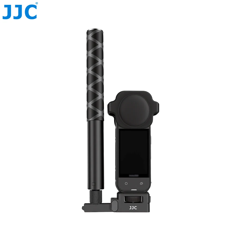 Adaptateur de perche à selfie pliable JJC FPA-1 pour Insta360 X6 X5 X4 X4 Air X3 DJI Osmo 360 II avec interface 1/4" et fixation Velcro