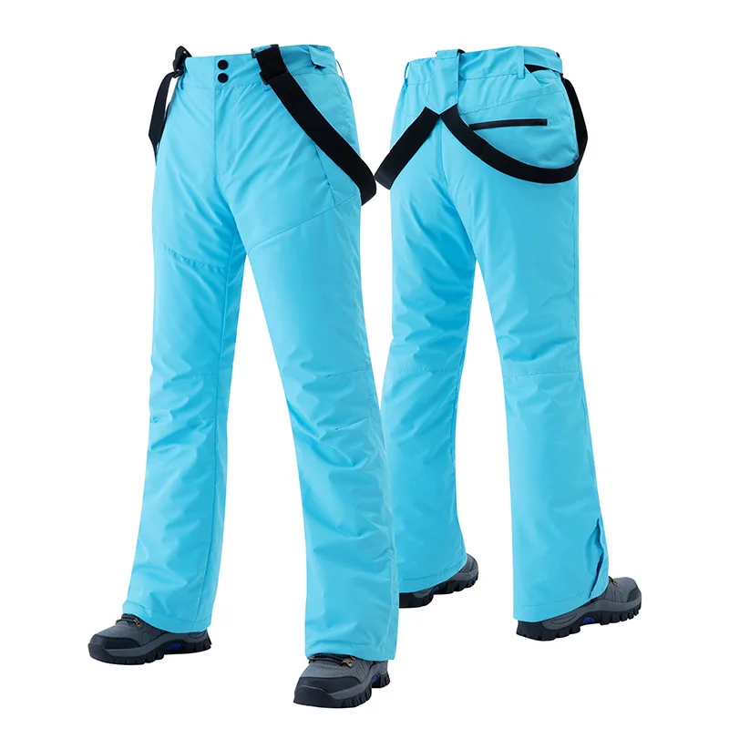 Pantalones de esquí de invierno para hombres y mujeres, deportes al aire libre, alta calidad, a prueba de viento, impermeables, pantalones de nieve cálidos, pantalones de snowboard de esquí de invierno