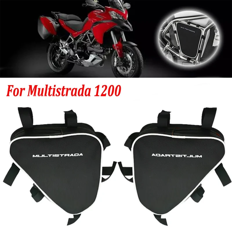 

Motorcycle Waterproof Repair Tool Placement Bag Bumper Frame Package Toolbox For DUCATI Multistrada 1200