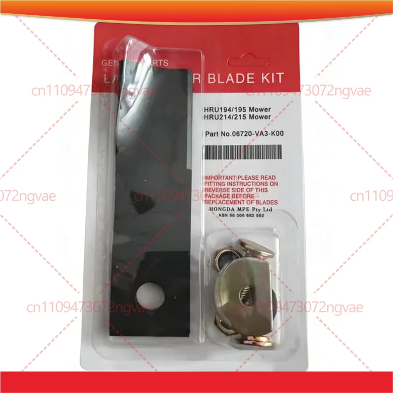 Different length Lawnmower grooved blade & bolt for Honda GXV160 HRU 196 195 216 215 Lawn mower swing back blade kit