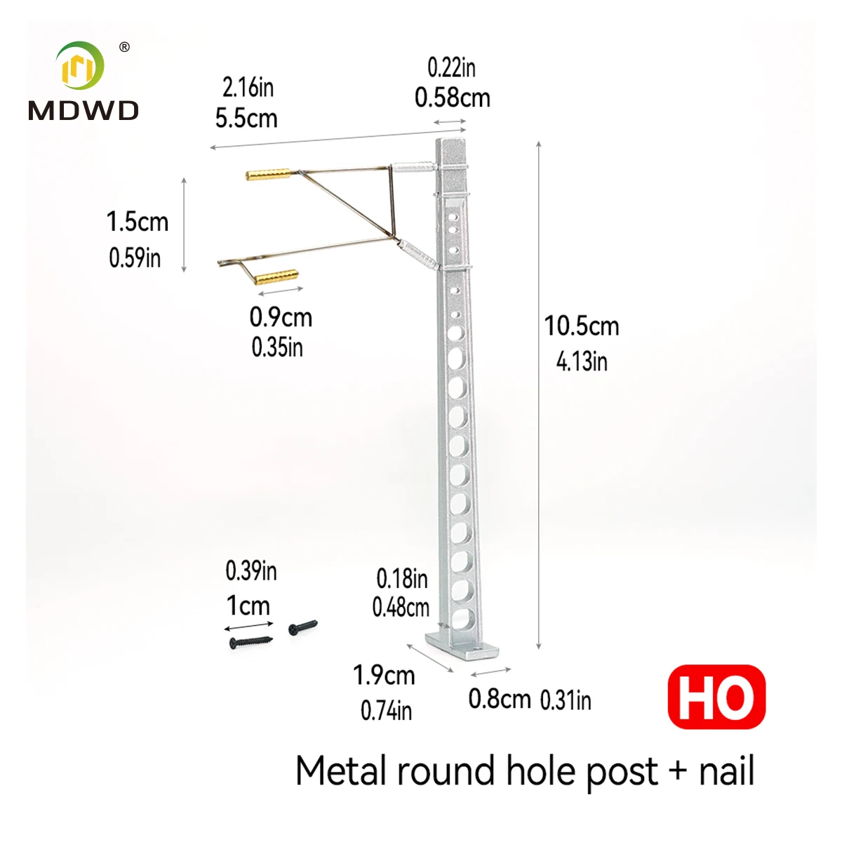 Train Model Single Column Single Arm Contact Network Railway Model Train Simulation Miniature Sand Table Accessories Toy Scene