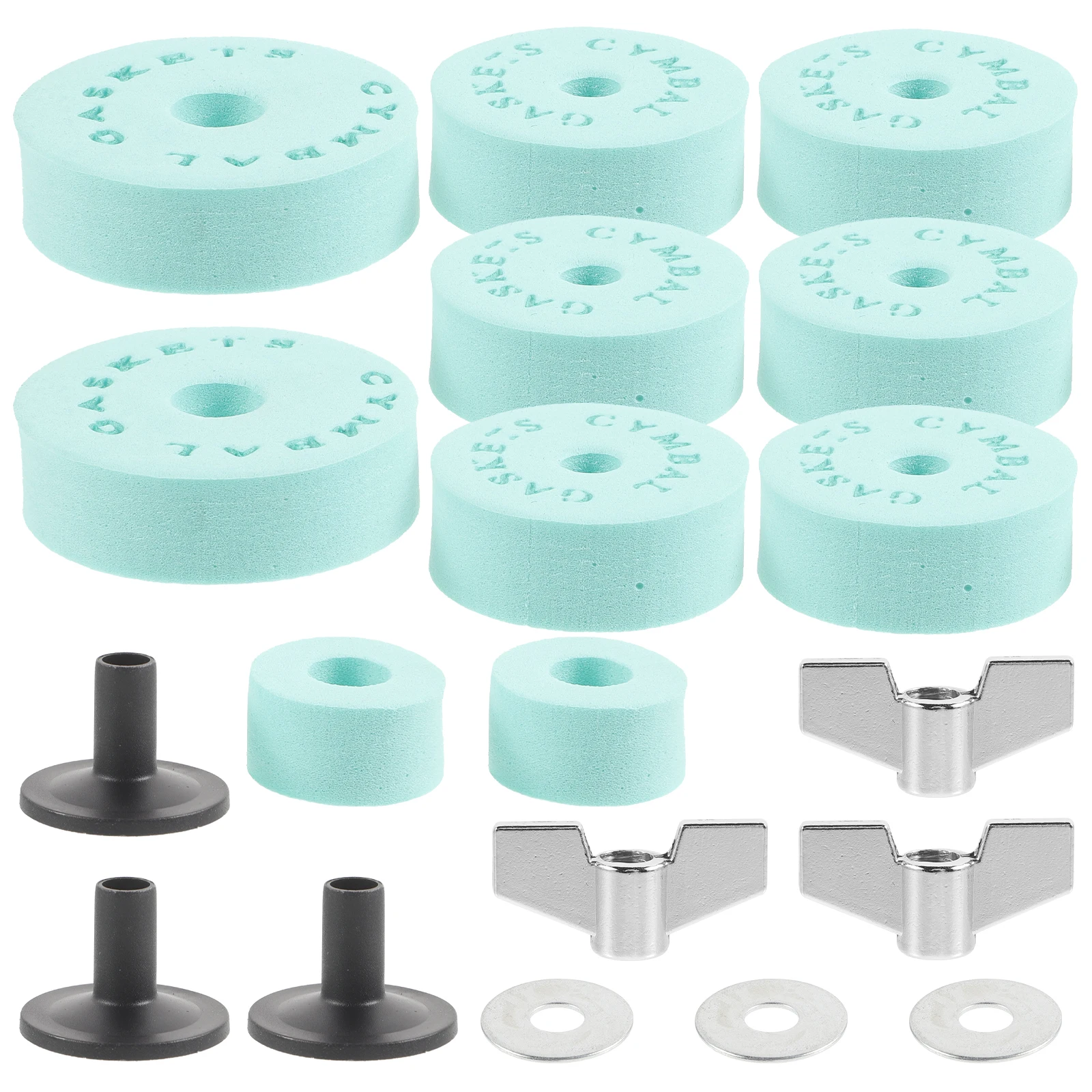 

Drum Cotton Pad Cymbal Metal Washer Stand Felt Pads Replace Multicolour Eva Kit