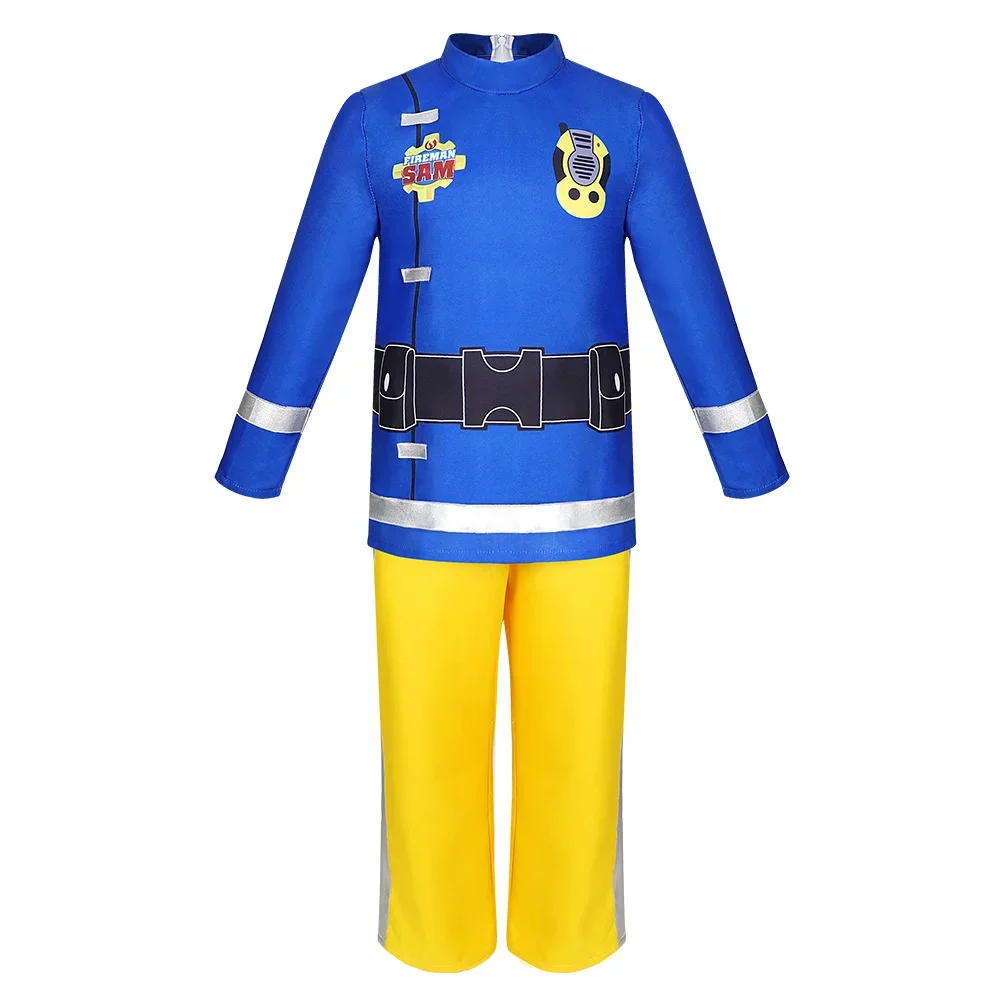 Children or Adults Cos Fireman Sam Children's Performance Set Talent Performance Dress L